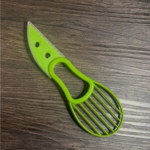 Green Avocado Slicer and Knife